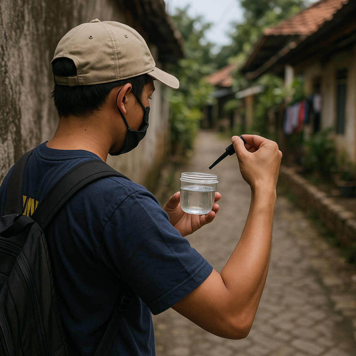 Gerakan Bebas Jentik: Upaya Mahasiswa UNNES Mendukung SDGs di Blora