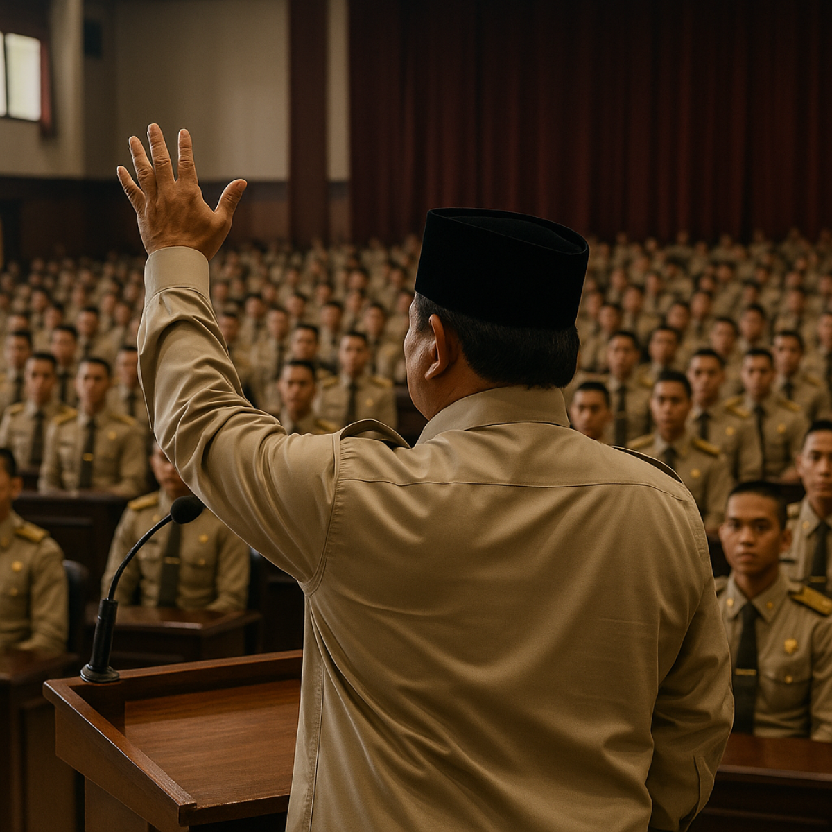 Pesan Prabowo ke Praja Muda IPDN: Utamakan Kepentingan Rakyat
