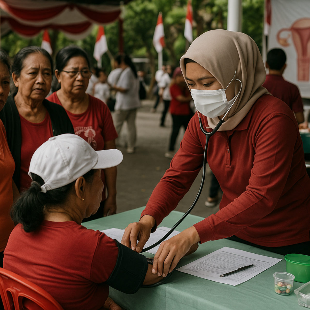 HUT RI Ke-81: Dinkes Buleleng Gelar Cek Kesehatan Gratis untuk Warga