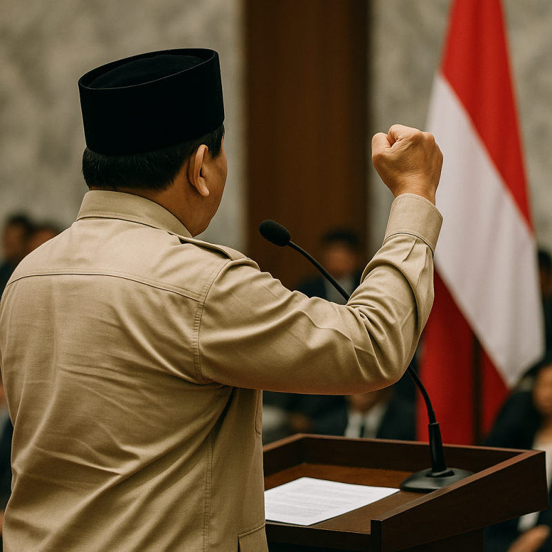 Pidato Presiden Prabowo: Menyongsong Visi dan Misi untuk Indonesia