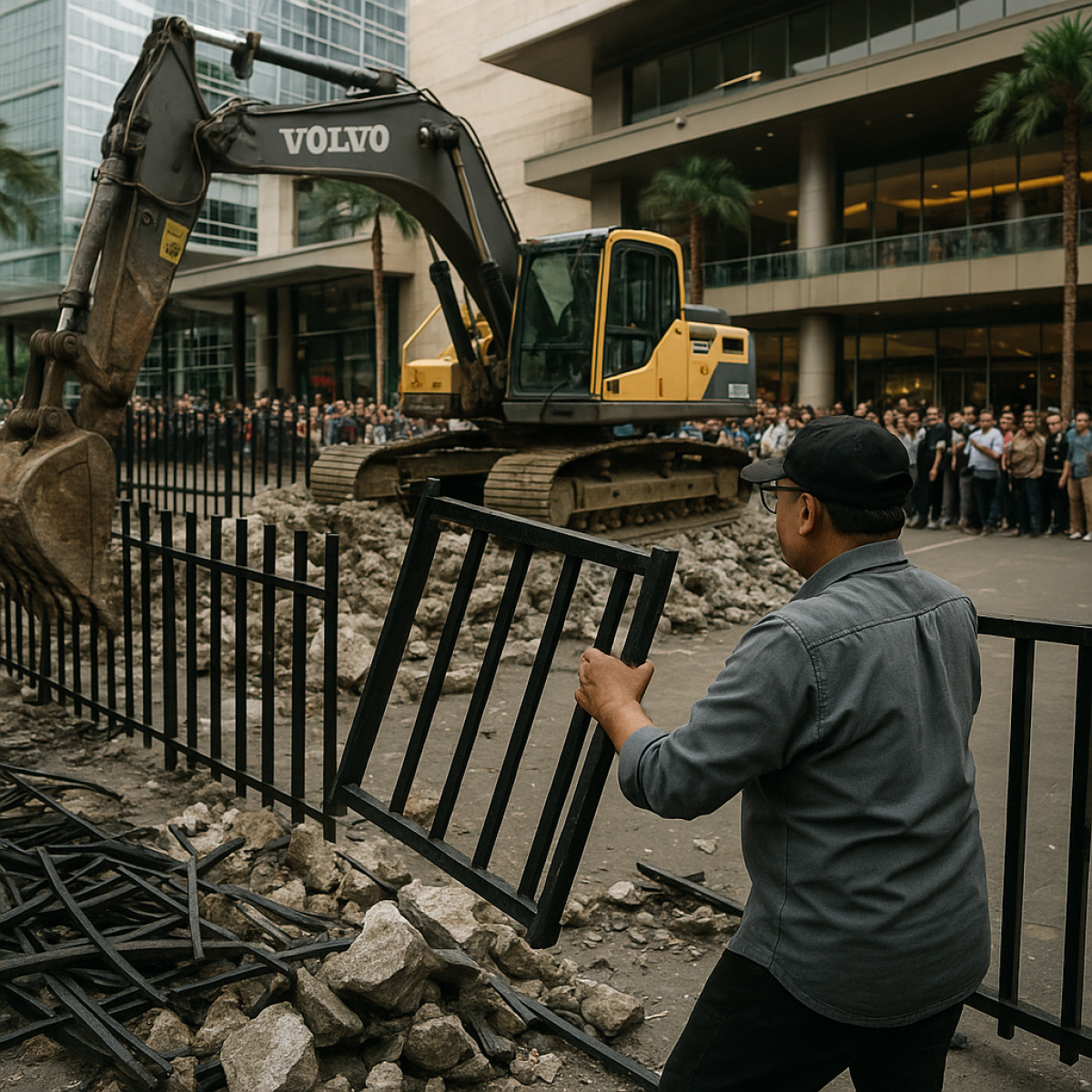 Pembongkaran Pagar Mal Kokas: Tindakan Pramono Anung yang Disorot Publik