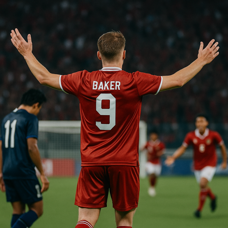 Hattrick Mitchell Baker, Timnas Indonesia Bantai Kamboja 5-1 di Piala AFF 2026