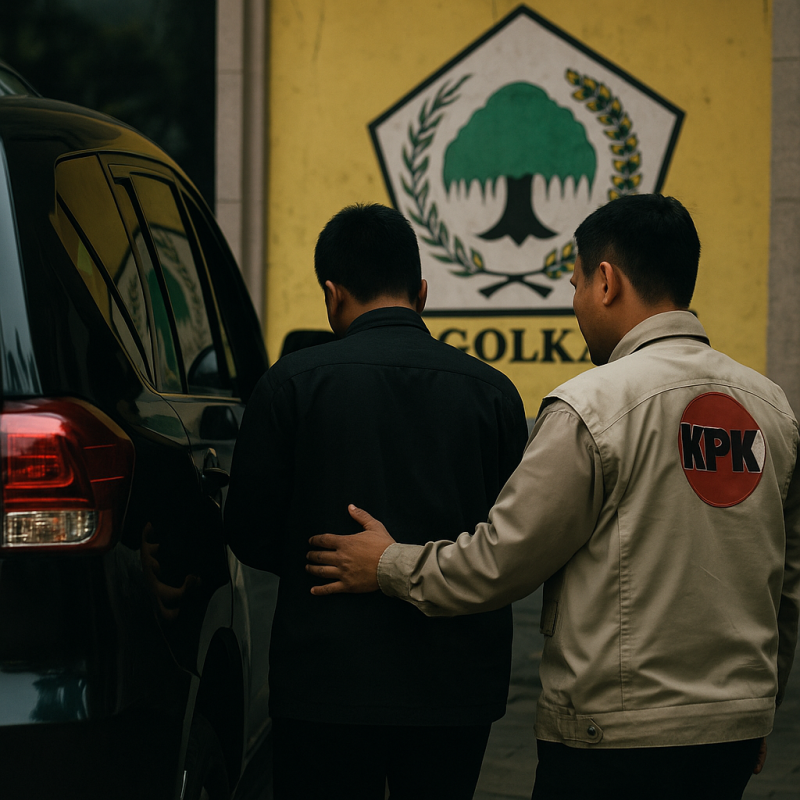 KPK Tangkap Bupati Pemalang: Isu Kader Golkar Terkuak