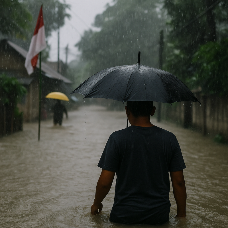 Musim Hujan Tiba, Warga Diimbau Waspadai Banjir dan Cuaca Ekstrem