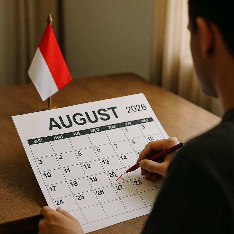 Kalender Agustus 2026: Acara Penting dan Libur Nasional