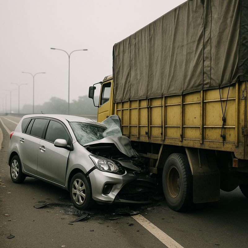 Mobil Tabrak Truk di Tol Cijago, Satu Korban Jiwa