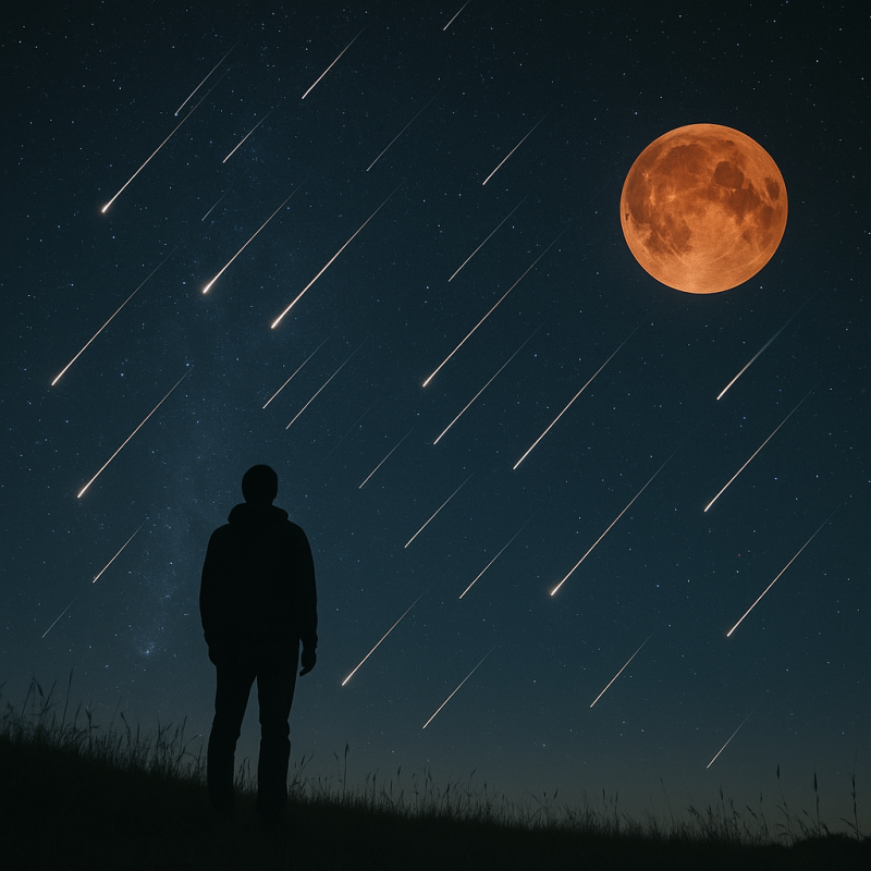 Fenomena Langit Agustus 2026: Hujan Meteor dan Gerhana Bulan