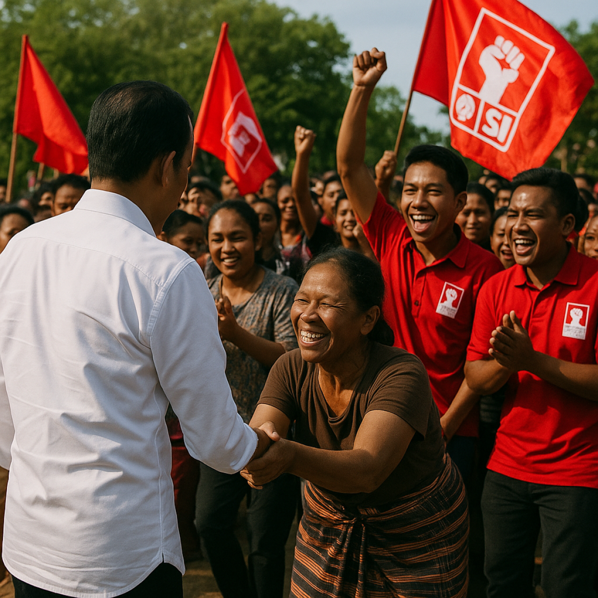 Jokowi Blusukan ke NTT: Menyapa Rakyat dan Kader PSI