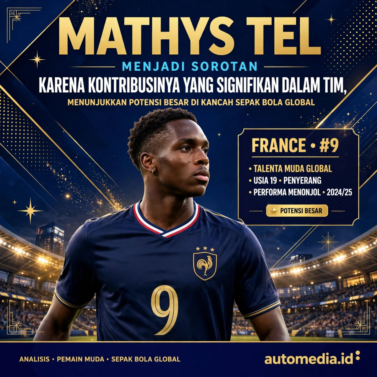 Mathys Tel: Talenta Muda yang Mengubah Dinamika Klub Sepak Bola