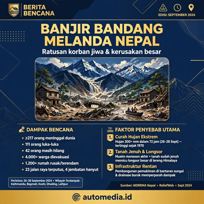 Banjir Bandang Nepal: Mencari Tahu Penyebab dan Dampaknya