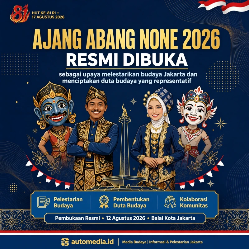 Abang None 2026: Duta Budaya Jakarta Siap Memukau