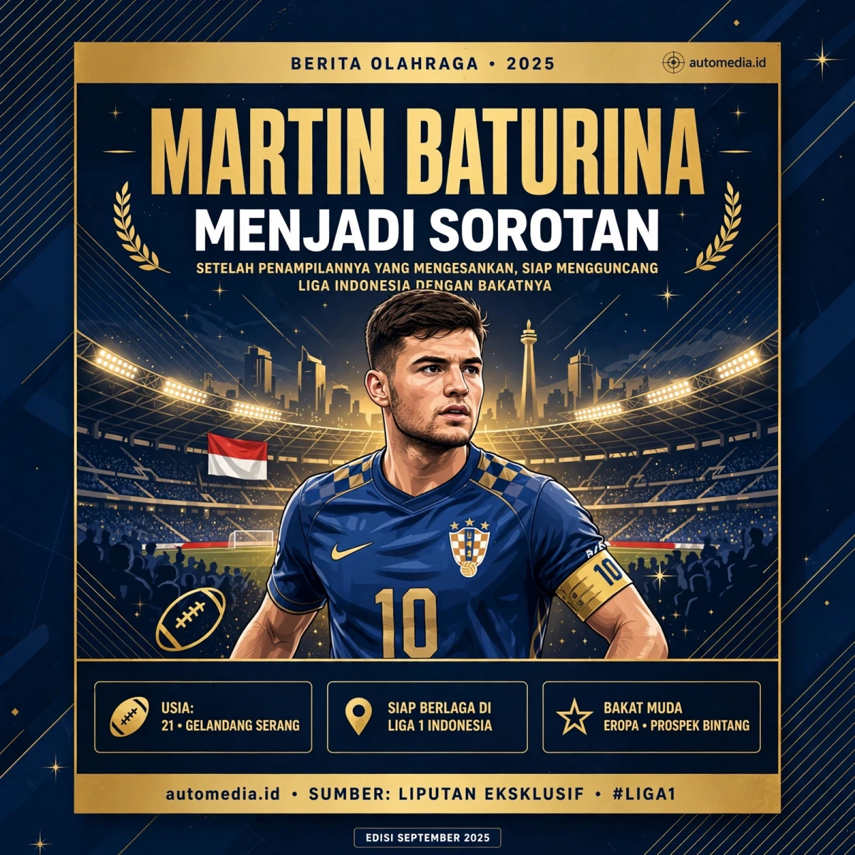 Martin Baturina: Bintang Muda yang Siap Mengguncang Liga Indonesia