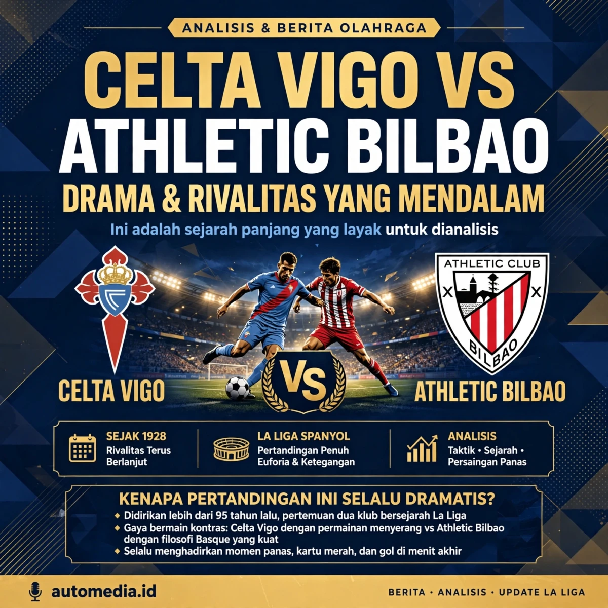Celta vs Athletic: Rivalitas Klasik di La Liga