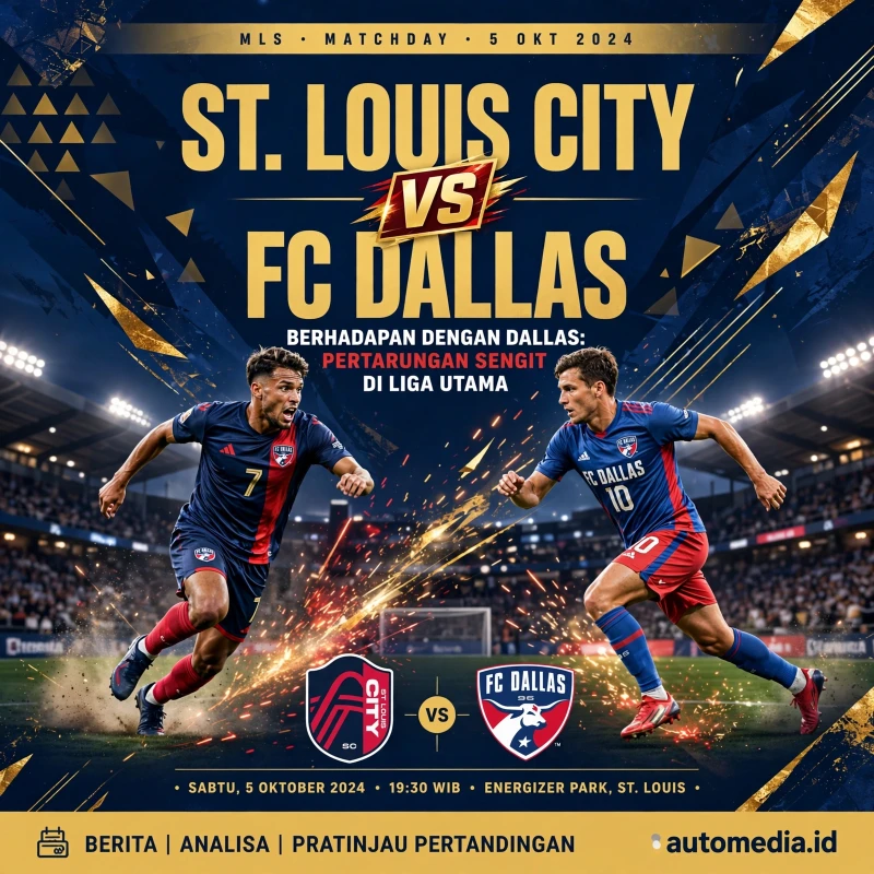 St. Louis City Berhadapan dengan Dallas: Pertarungan Sengit di Liga Utama