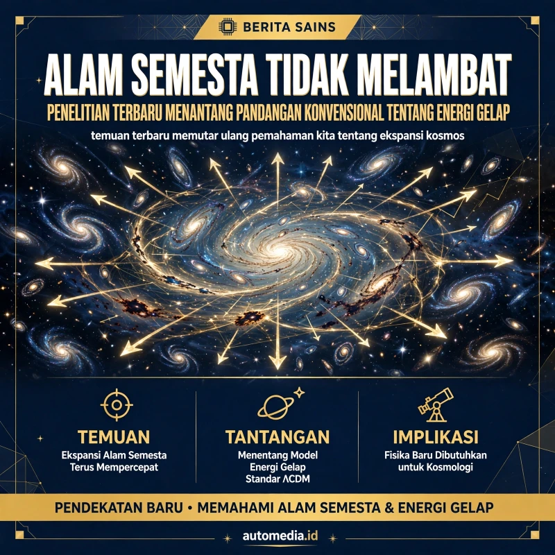 Analisis Baru Energi Gelap Buktikan Alam Semesta Tidak Melambat