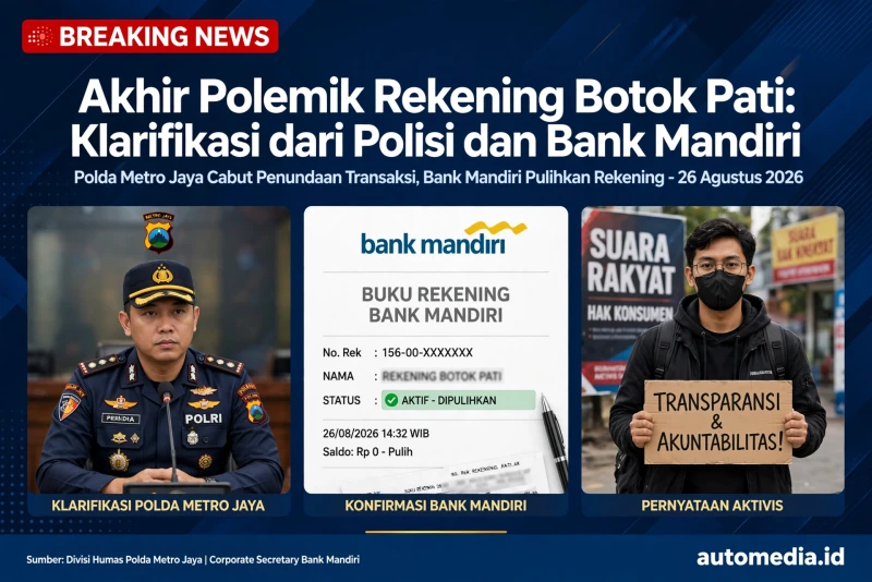 Akhir Polemik Rekening Botok Pati: Klarifikasi dari Polisi dan Bank Mandiri