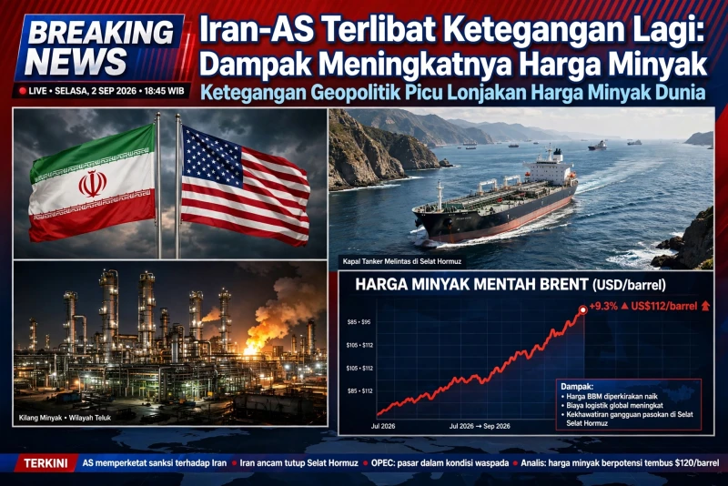 Iran-AS Terlibat Ketegangan Lagi: Dampak Meningkatnya Harga Minyak