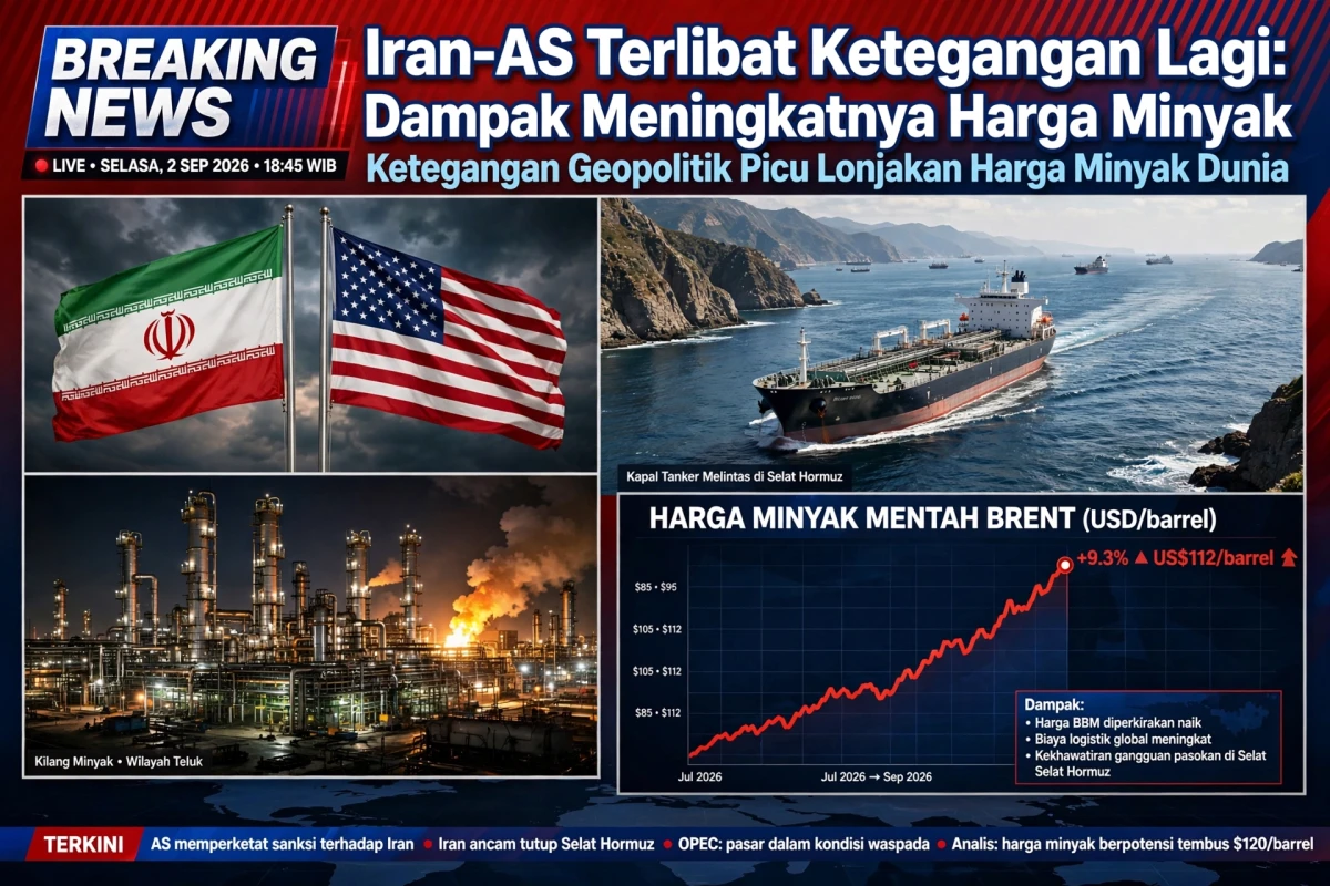 Iran-AS Terlibat Ketegangan Lagi: Dampak Meningkatnya Harga Minyak