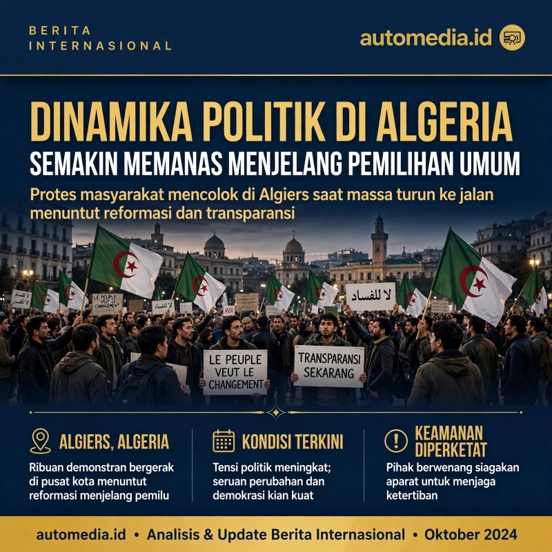 Algeria: Protes dan Perubahan Politik Menjelang Pemilihan Umum