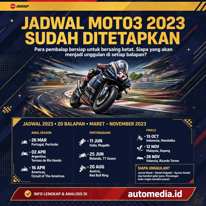 Jadwal Moto3 Terbaru dan Informasi Penting 2026