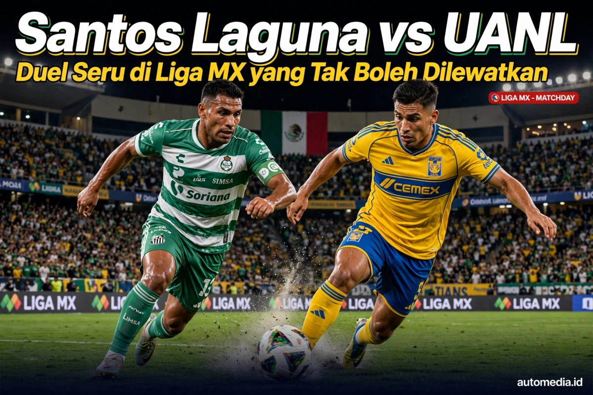 Santos Laguna vs UANL: Duel Seru di Liga MX yang Tak Boleh Dilewatkan