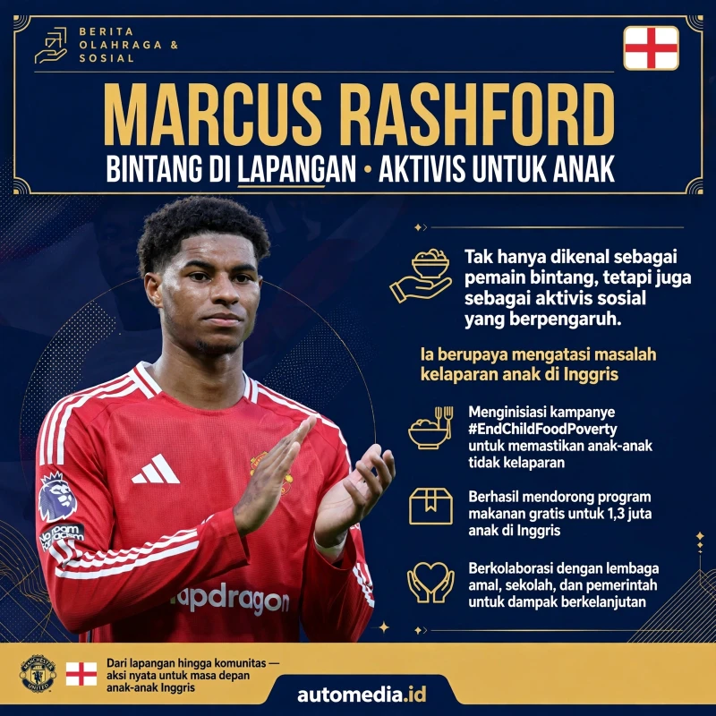 Marcus Rashford: Dari Pemain Bintang ke Aktivis Sosial