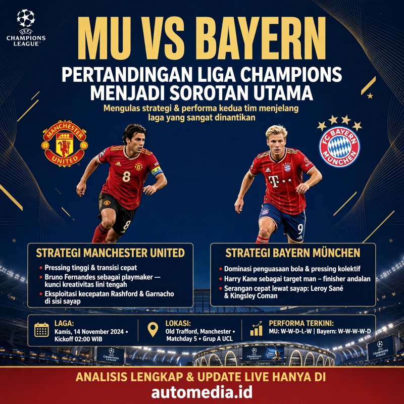 MU vs Bayern: Pertarungan Epik di Liga Champions