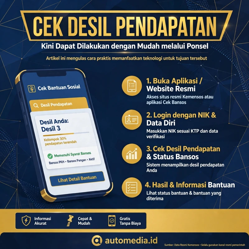 Cek Desil Pendapatan Lewat HP: Cara Praktis dan Mudah