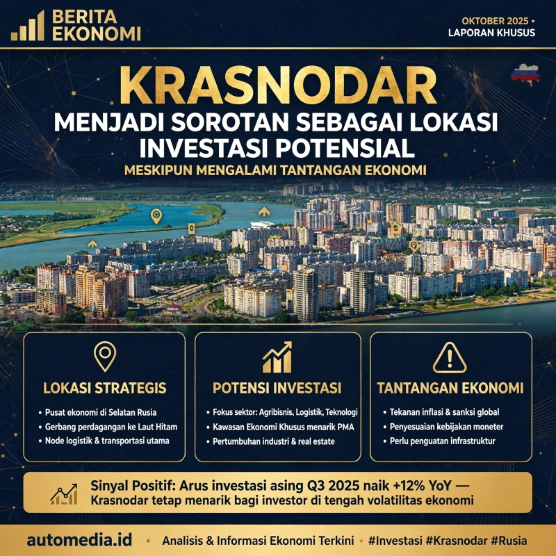 Krasnodar: Peluang Investasi di Tengah Gejolak Ekonomi Rusia