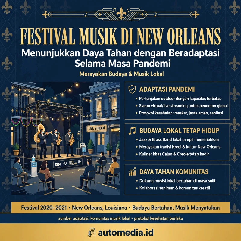 Festival Musik New Orleans: Bertahan dan Beradaptasi di Masa Pandemi