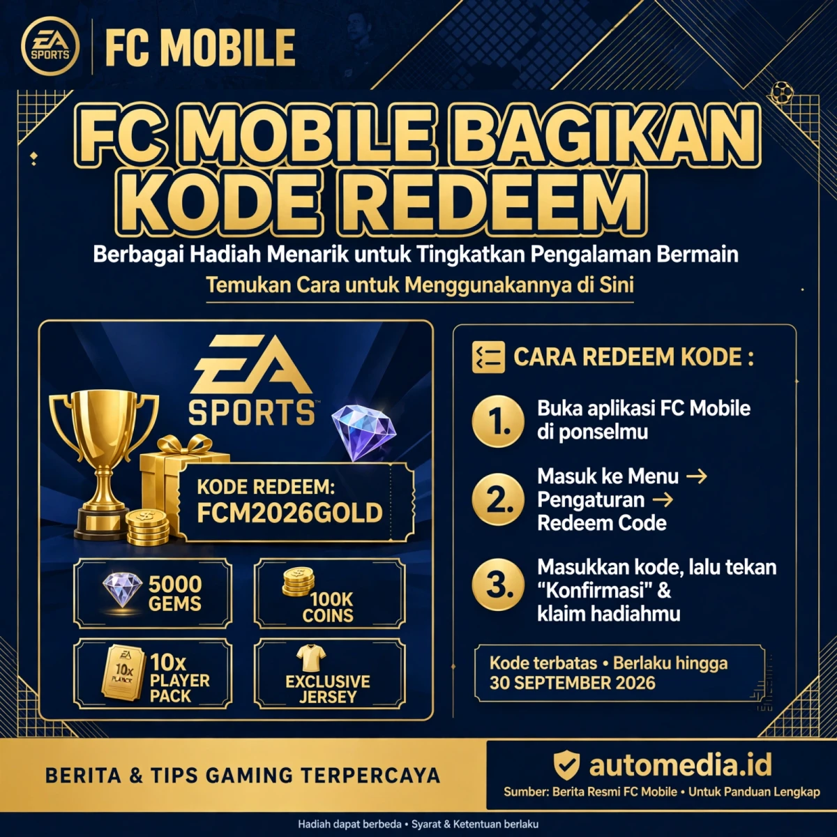 Kode Redeem FC Mobile: Cara Mendapatkan Hadiah Menarik