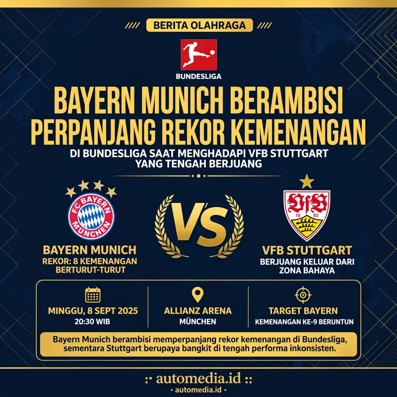 Bayern Munich Hadapi VfB Stuttgart: Pertarungan Tradisional di Bundesliga