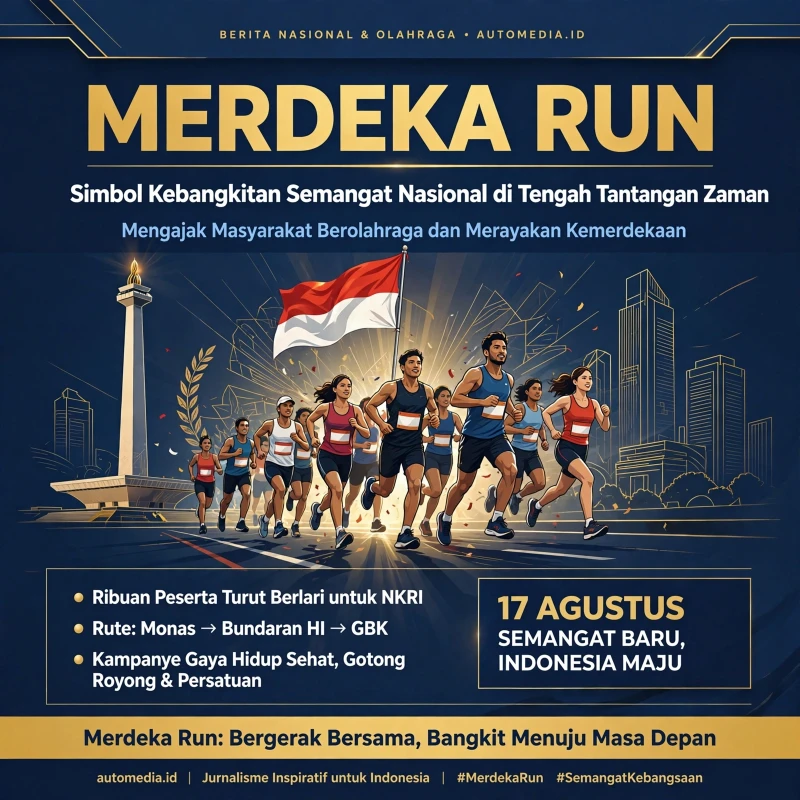 Merdeka Run: Olahraga dan Kebangkitan Semangat Nasional
