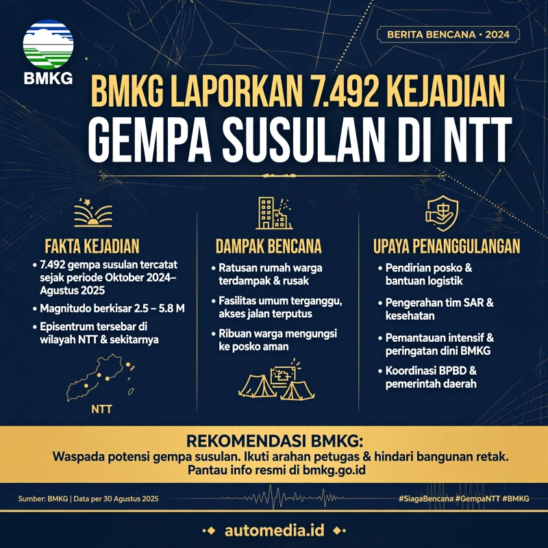 BMKG Catat Gempa Susulan di NTT: Apa yang Perlu Diketahui?