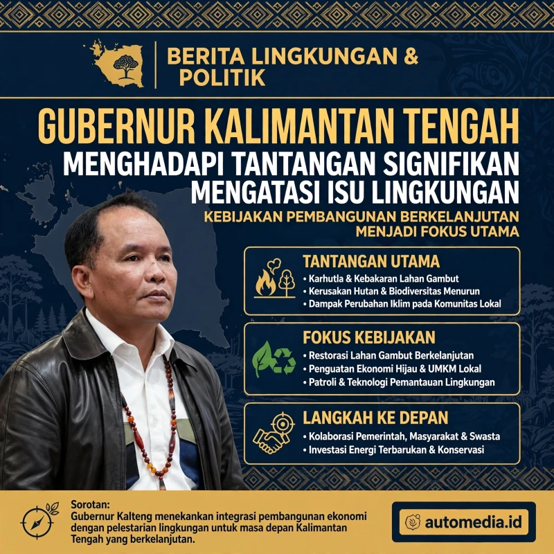 Gubernur Kalteng: Kebijakan dan Tantangan di Tengah Krisis Lingkungan
