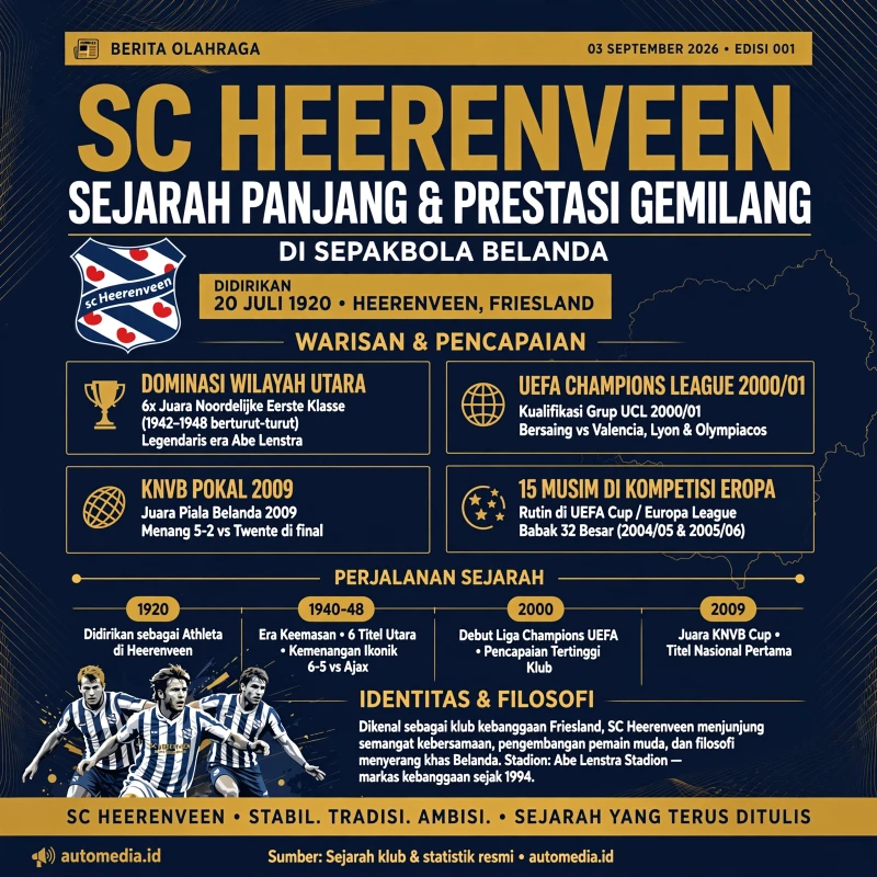 SC Heerenveen: Menelusuri Sejarah dan Prestasi Klub Belanda