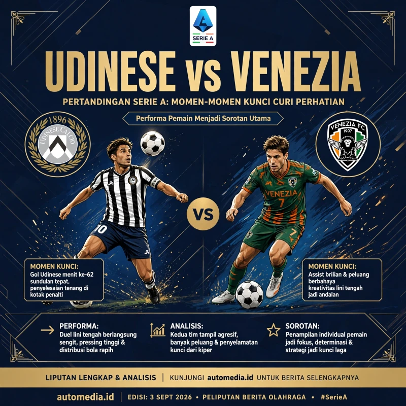 Udinese vs Venezia: Pertarungan Seru di Serie A