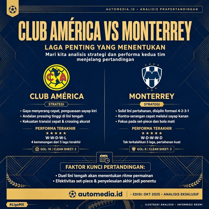 Pertandingan Club América vs Monterrey: Analisis Strategi Tim