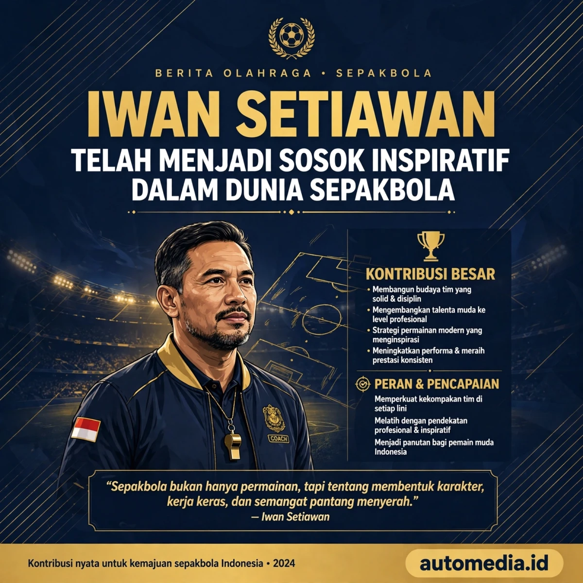 Iwan Setiawan: Dari Pelatih ke Inspirasi di Dunia Sepakbola