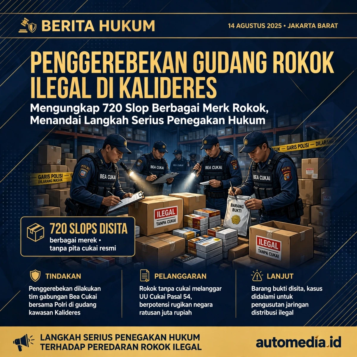 Penggerebekan Gudang Rokok Ilegal di Kalideres: Apa Selanjutnya?