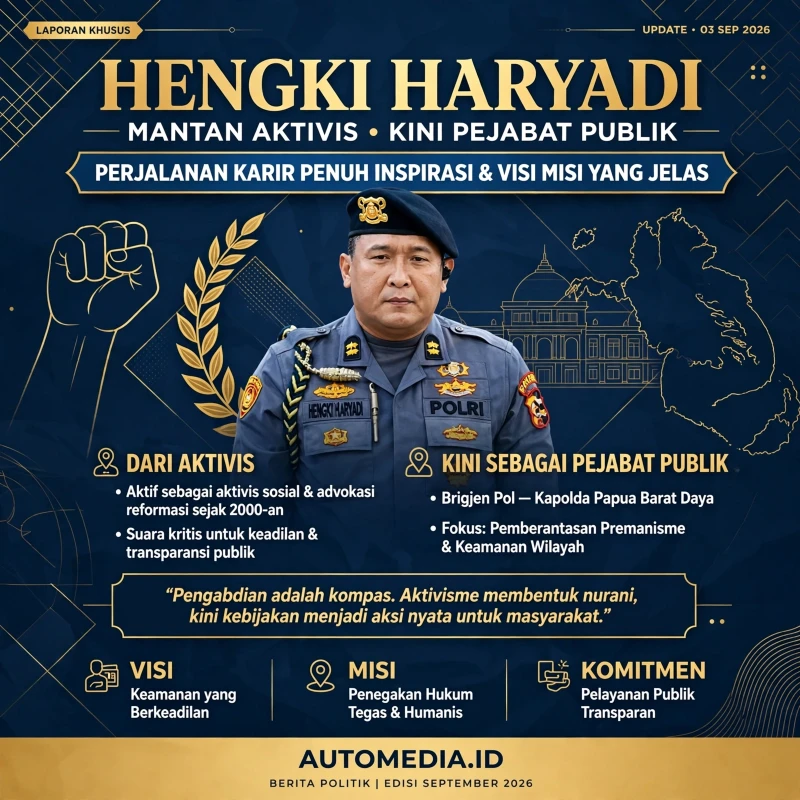 Hengki Haryadi: Dari Aktivis Menjadi Pejabat Publik