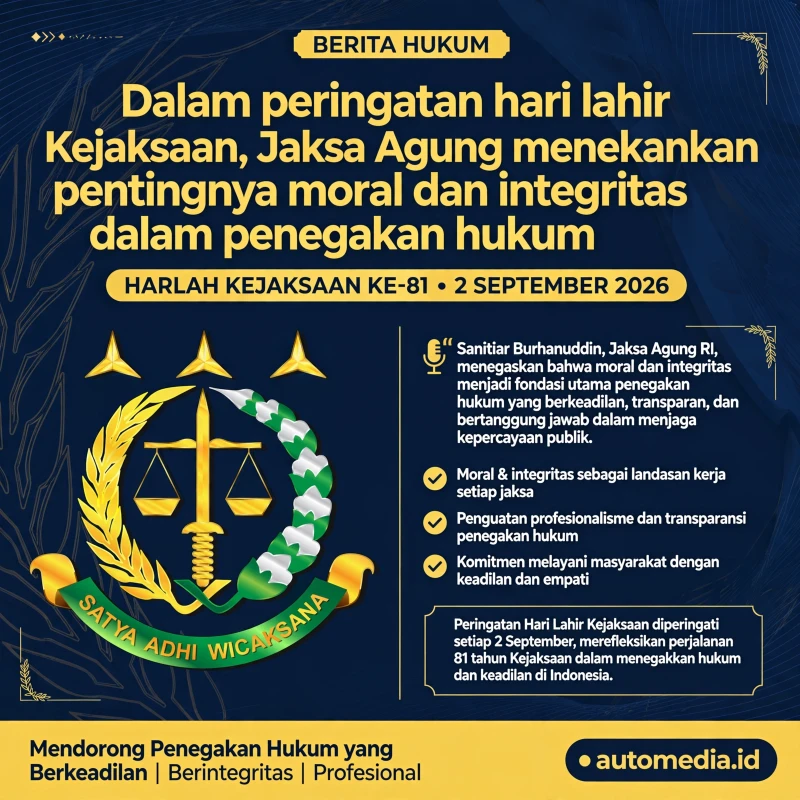 Kejaksaan Rayakan Hari Lahir dengan Fokus pada Moral dan Integritas