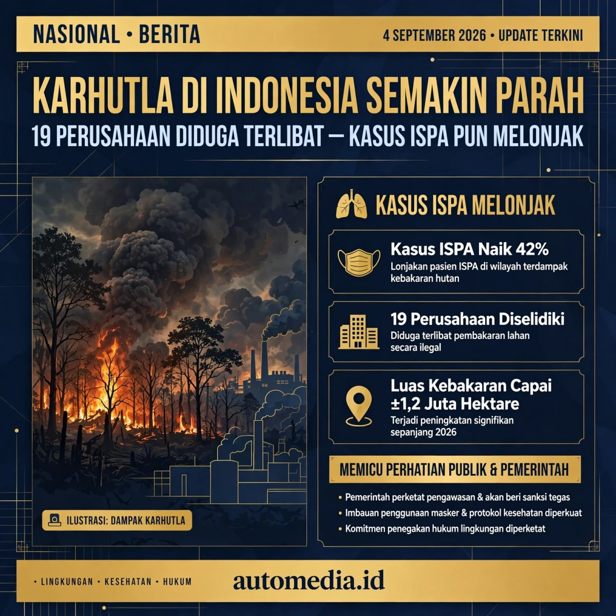Karhutla Meningkat: 19 Perusahaan Diduga Terlibat, Apa Tindakan Selanjutnya?