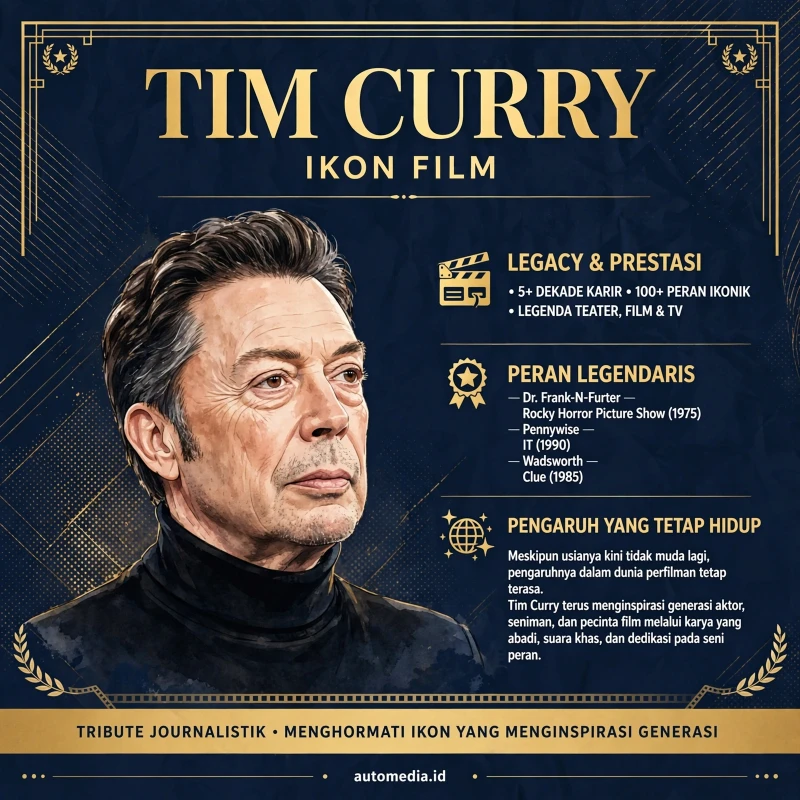 Tim Curry: Legenda Film yang Tetap Berjaya di Usia Tua