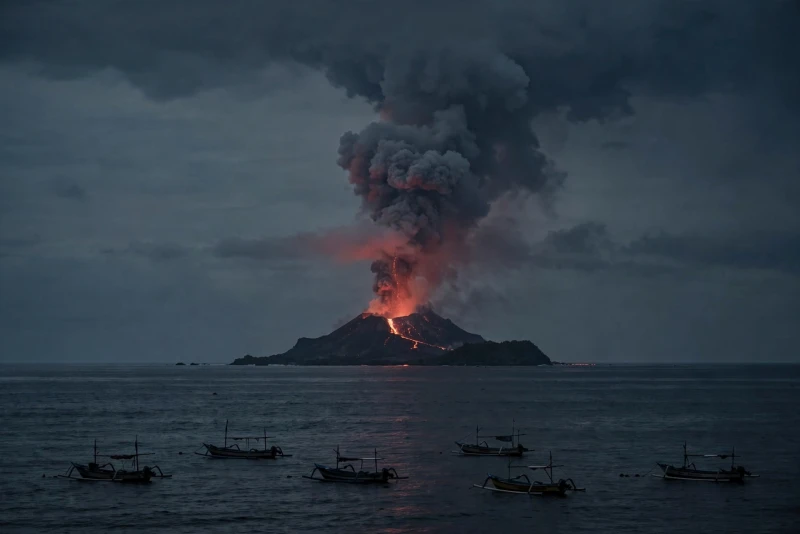Erupsi Gunung Anak Krakatau: Momen Mencekam yang Mengguncang Warga