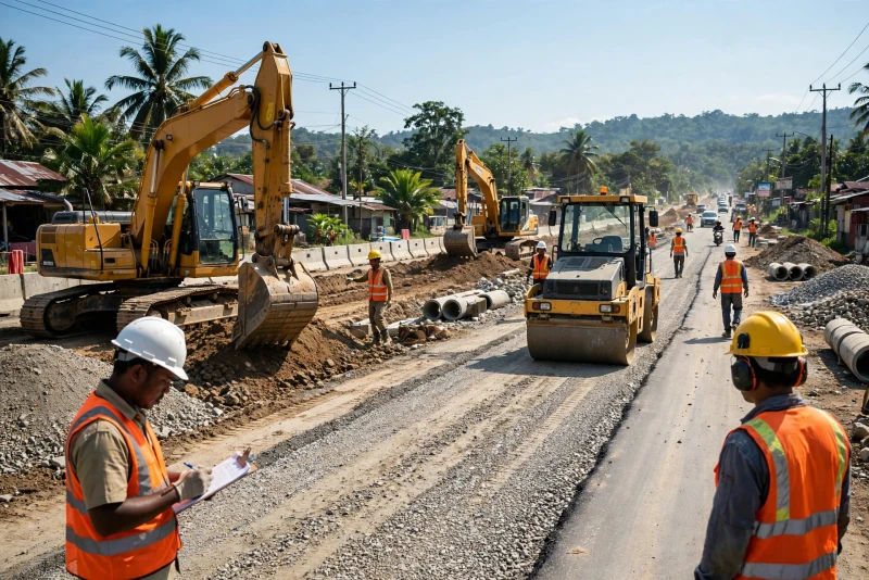 Progres Pelebaran Jalan Tahap III Program KDM: Menjawab Kebutuhan Infrastruktur