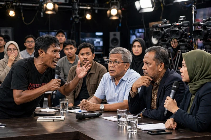 Teguh Rakyat Pati, Kontroversi yang Mengguncang ILC