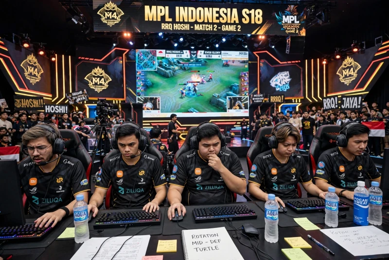Highlight Pertandingan RRQ Hoshi di MPL S18: Belum Stabil!