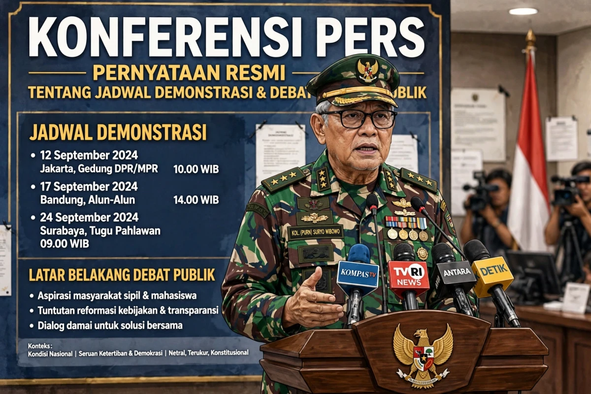 Kolonel (Purn) Sri Radjasa Chandra: Demo 27 Agustus 2026 Sama dengan 25 Agustus 2025