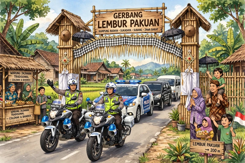 KDM Minta Patwal Untuk Mas Botok AMPB Menuju Lembur Pakuan
